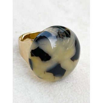 BAGUE RÉSINE Réglable - Francine BRAMLI Paris