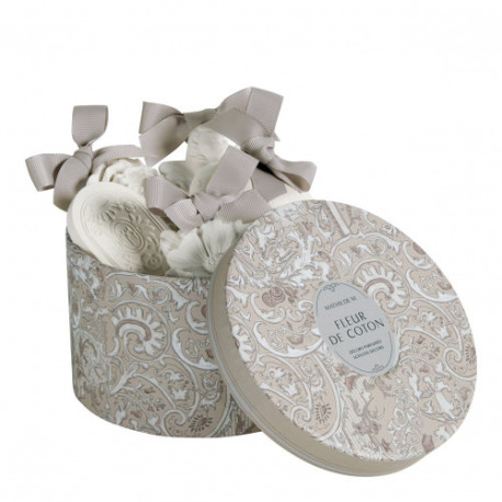 Coffret 5 Décors Parfumé FLEUR DE COTON - MATHILDE M