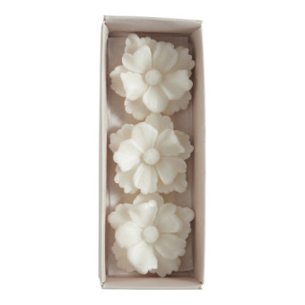 Coffret de 3 Décors fondants FLEUR DE COTON - MATHILDE M