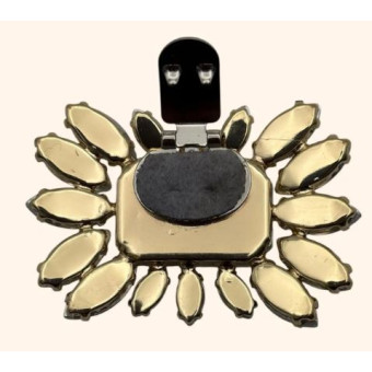 Clip Marquise RIVOLI Olive - LA LOGE DE SUZON