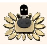 Clip Marquise RIVOLI Olive - LA LOGE DE SUZON