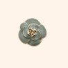 Bijoux de Bouton NICOLE Pastel Vert Céladon - LA LOGE DE SUZON