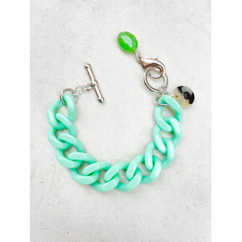 CHARLY Maillons Verts Charms vert - Francine BRAMLI Paris