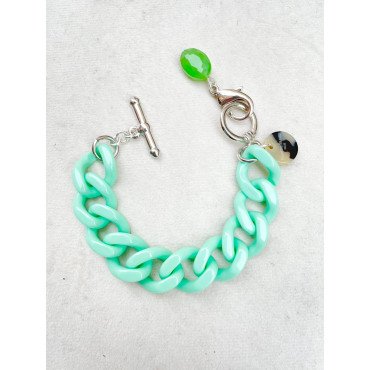 CHARLY Maillons Verts Charms vert - Francine BRAMLI Paris