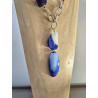 Collier DINO bleu - Francine BRAMLI Paris