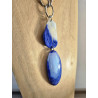 Collier DINO bleu - Francine BRAMLI Paris