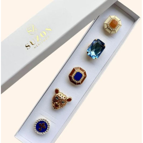 Boutonnière TALISMAN Azur - LA LOGE DE SUZON