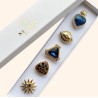 Boutonnière BLEU ROYAL - LA LOGE DE SUZON