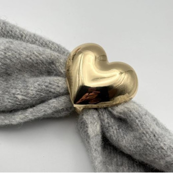 Anneau de Foulard COEUR de Suzon - LA LOGE DE SUZON