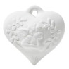 Décor Parfumé Coeur Ange POUDRE DE RIZ - MATHILDE M
