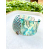 MANCHETTE turquoise COQUILLE - Francine BRAMLI Paris