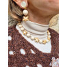 Collier ETOILES ivoire - Francine BRAMLI Paris