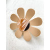 BAGUE Fleur beige marron - Francine BRAMLI Paris