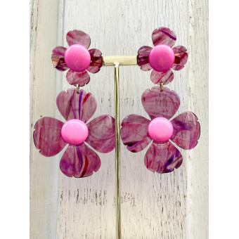 FLORAL Lg Rose - Francine BRAMLI Paris