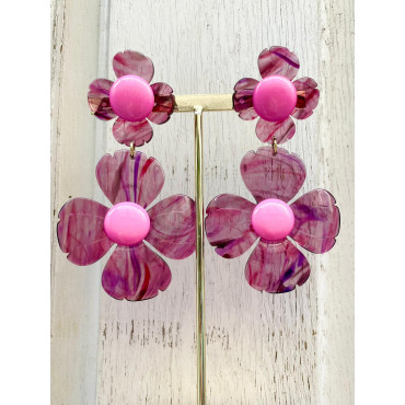 FLORAL Lg Rose - Francine BRAMLI Paris