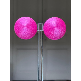 RAINBALL SATIN Rose - Francine BRAMLI Paris