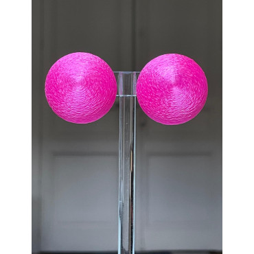RAINBALL SATIN Rose - Francine BRAMLI Paris