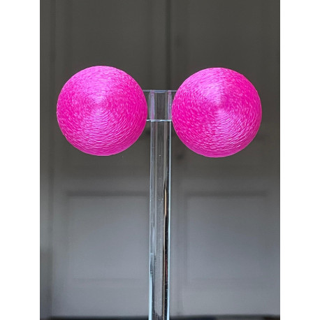 RAINBALL SATIN Rose - Francine BRAMLI Paris
