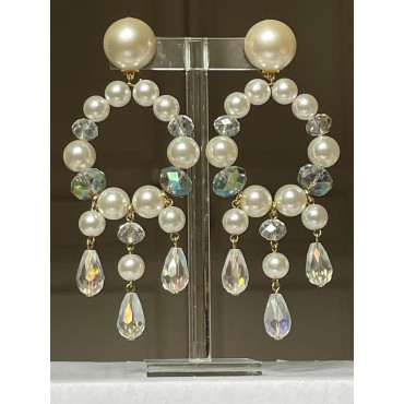 BASTILLES Pampilles Perles & cristal - Francine BRAMLI Paris