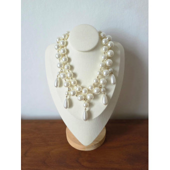 Collier MATHILDE perles & gouttes - Francine BRAMLI Paris