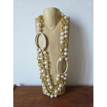 Collier AZALÉ perles nacrées - Francine BRAMLI Paris