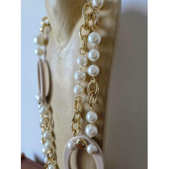 Collier AZALÉ perles nacrées - Francine BRAMLI Paris
