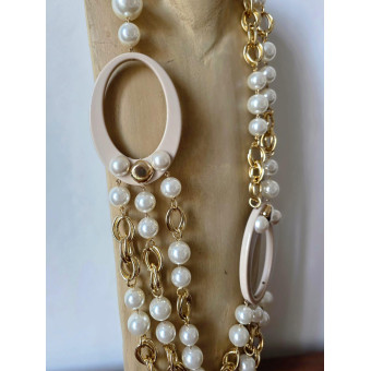 Collier AZALÉ perles nacrées - Francine BRAMLI Paris