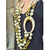 Collier AZALÉ perles nacrées - Francine BRAMLI Paris