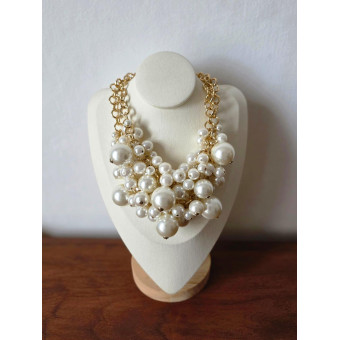 Collier CHARLES perles nacrées - Francine BRAMLI Paris