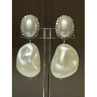POMPADOUR Perle nacrée - Francine BRAMLI Paris