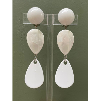 BATIA Blanc & nacre - Francine BRAMLI Paris