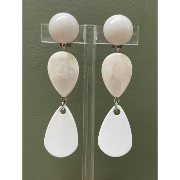 BATIA Blanc & nacre - Francine BRAMLI Paris