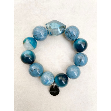 Bracelet GALAXY Bleu - Francine BRAMLI Paris