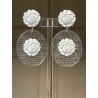 Girafe FLOWERS Blanc & transparent - Francine BRAMLI Paris