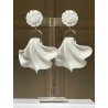 AMELIA FLOWERS Blanc - Francine BRAMLI Paris