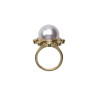Bague SALOME dorée, Perle nacrée - Francine BRAMLI Paris