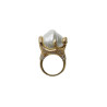 Bague VICTORIA dorée, Perle nacrée - Francine BRAMLI Paris