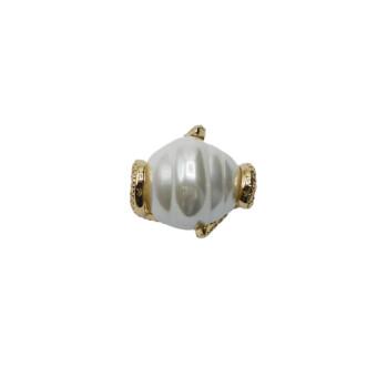 Bague VICTORIA dorée, Perle nacrée - Francine BRAMLI Paris