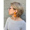 PETITE FLEUR orange ambre - Francine BRAMLI Paris
