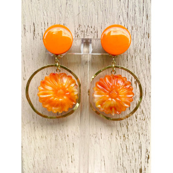 PETITE FLEUR range ambre Créole - Francine BRAMLI Paris