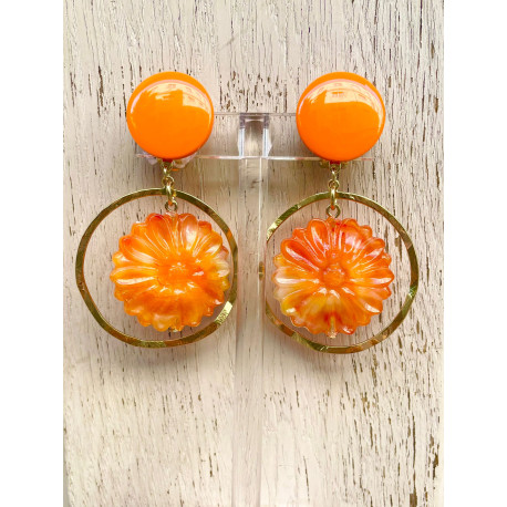 PETITE FLEUR range ambre Créole - Francine BRAMLI Paris