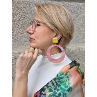 CLOE Rose Marbré - Francine BRAMLI Paris