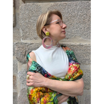 CLOE Rose Marbré - Francine BRAMLI Paris