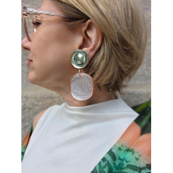 ICEBERG rose vert - Francine BRAMLI Paris