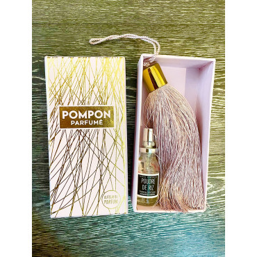 POMPON Parfumé "Poudre de Riz" - AUTOUR DU PARFUM