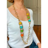 Sautoir PHAREL Multicolore - FRANCINE BRAMLI Paris collier