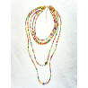 Collier FRANCINE Multicolore 5 rangs - FRANCINE BRAMLI Paris sautoir