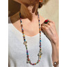 Collier FRANCINE Multicolore long - FRANCINE BRAMLI Paris