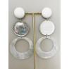 CLOE LG Blanc & miroir - Francine BRAMLI Paris