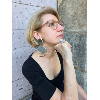 CARLA Créole Miroir blanc - Francine BRAMLI Paris